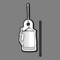 Zippy Pull Clip & Beer Stein Tag W/ Tab